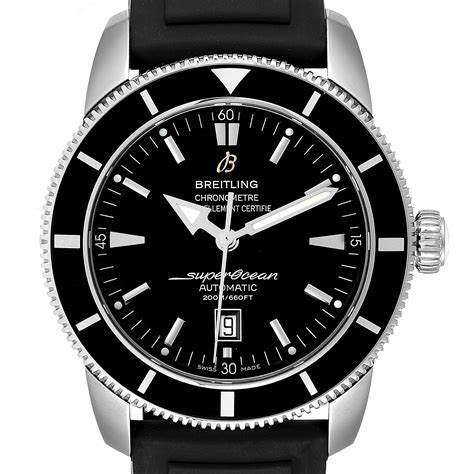 breitling superocean 46 black|Breitling Superocean 46 chronograph.